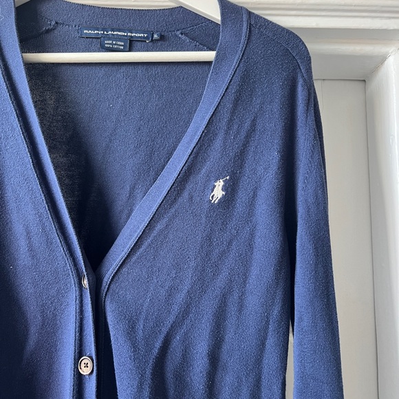 Ralph Lauren Sport Cotton Cardigan - Picture 3 of 4